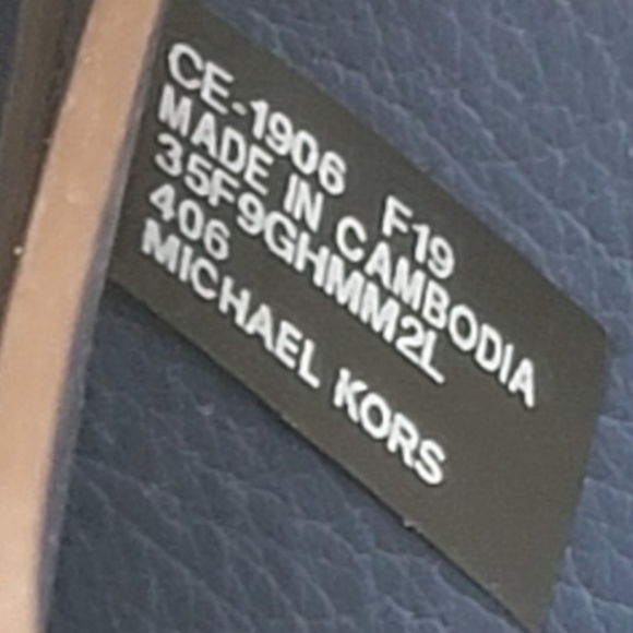 Michael Kors Hamilton MD Satchel Blue - Picture 6 of 9